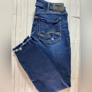 Women’s Silver Kenni Ankle Jeans Size 30